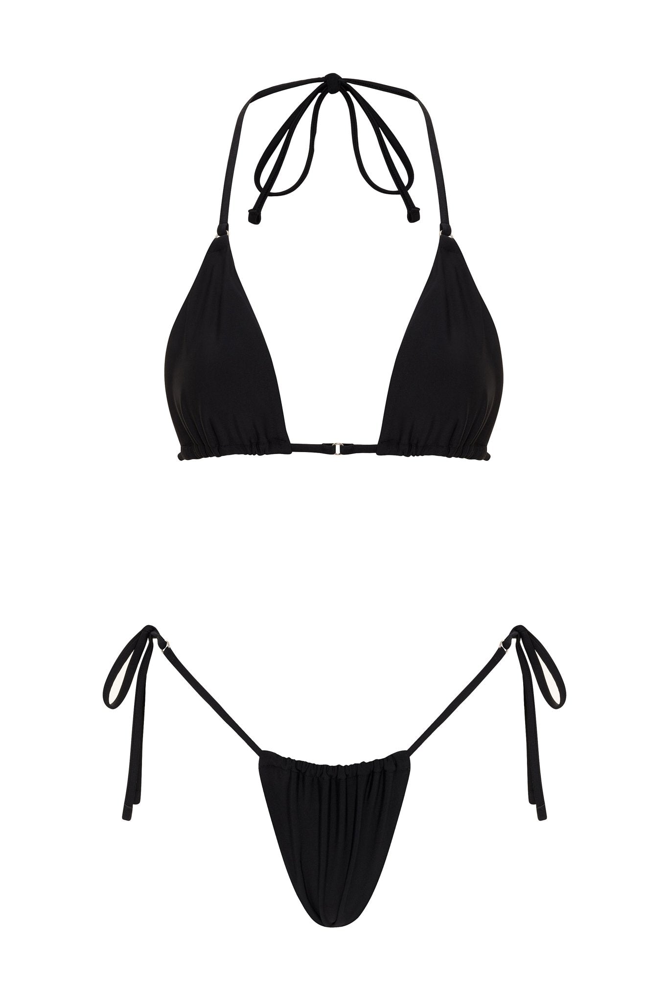 Valencia Triangle Black Bikini Set Yg Collection